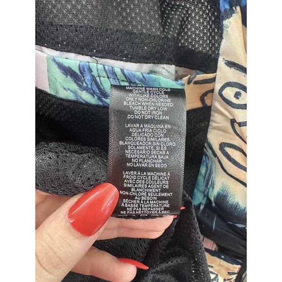 Members Only X Jean-Michel Basquiat Windbreaker Jacket Size Large Zip Up NWTs - Picture 9 of 15